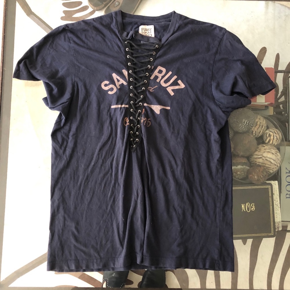 LF STORES First Of a Kind lace up Santa Cruz Tee